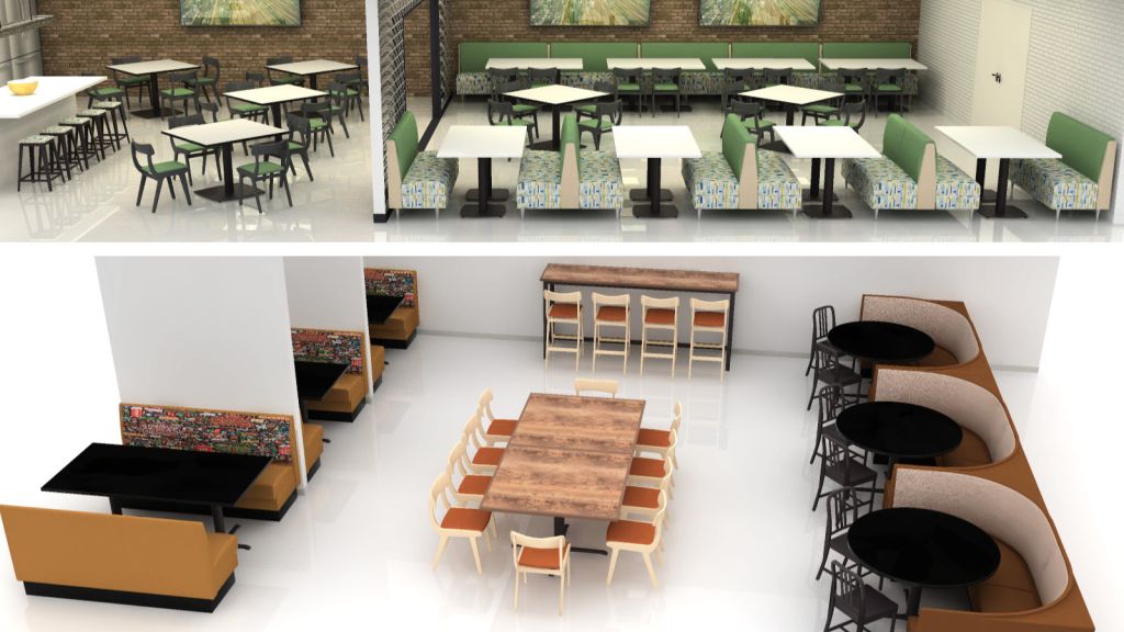 Designers: Alicia Tolar, Compass Office (Hollywood, FL), Ashley Shine, Creative Office Pavillion (Boston, MA)