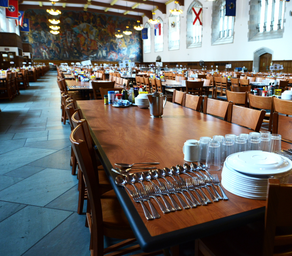 Military Furniture for West Point Military Academy Mess Hall Dining ...