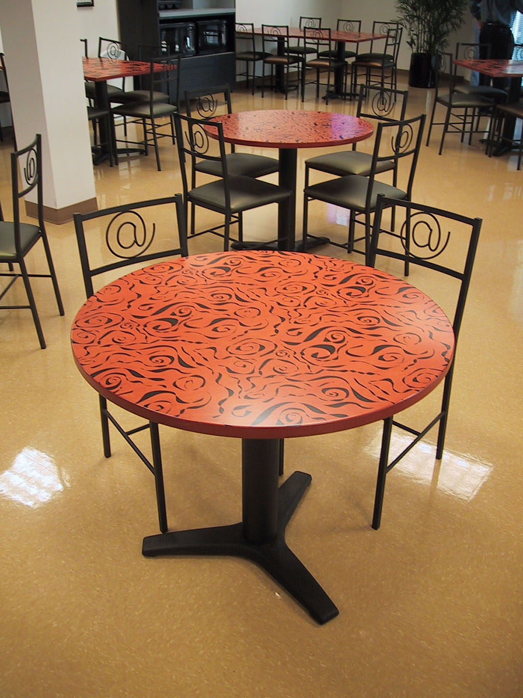 Black Wrinkle Table Base: IBM 