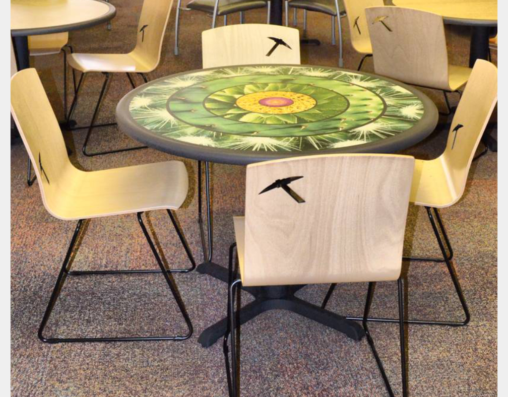 Graphic design tops glorify the natural world