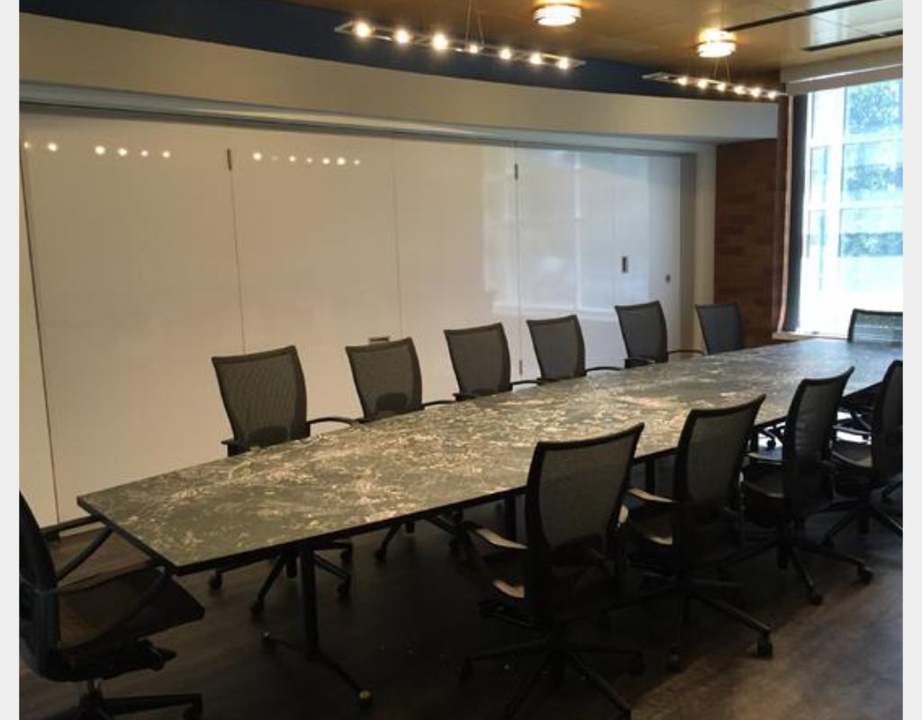 Photographic tables show off your whole neighborhood with an aerial shot