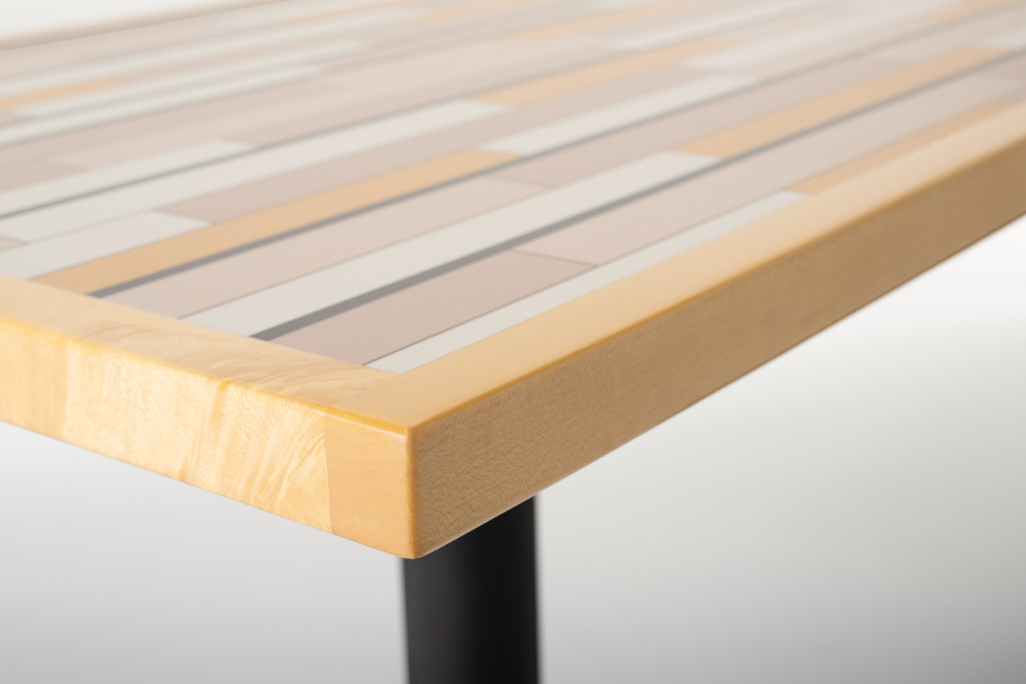 Natural Flat-Eased Table Top Edge with OpenStudio Laminate