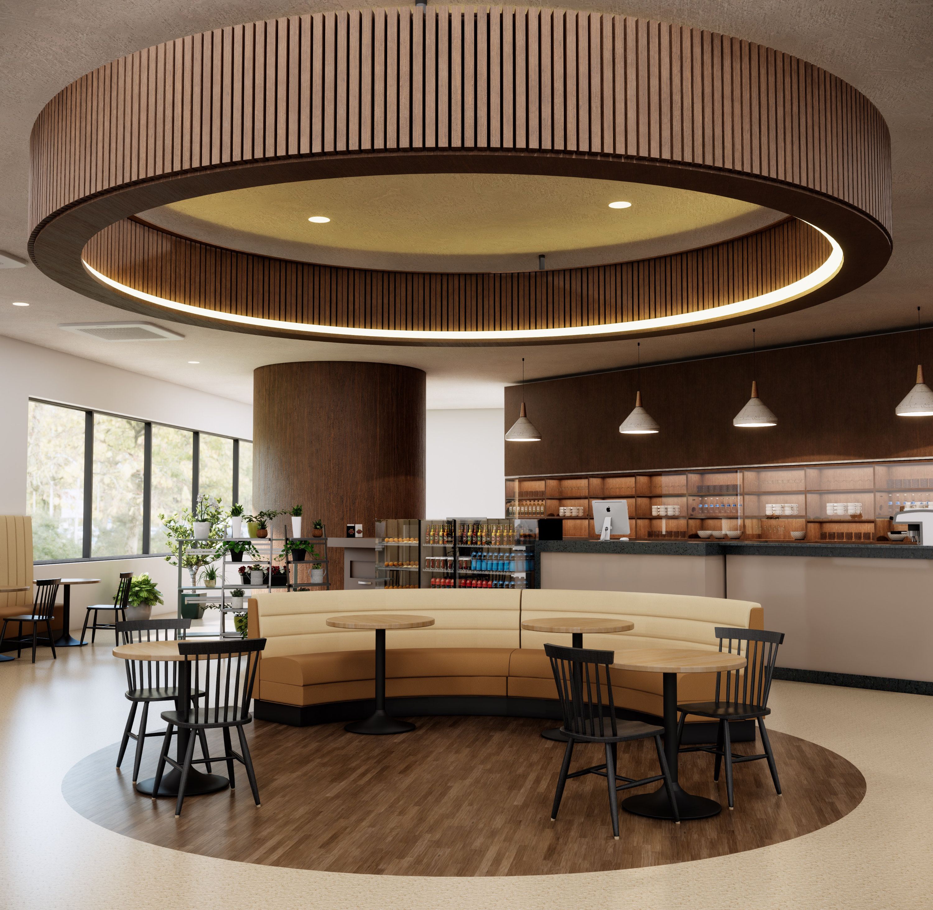 Curved Venus with Horizontal Channels