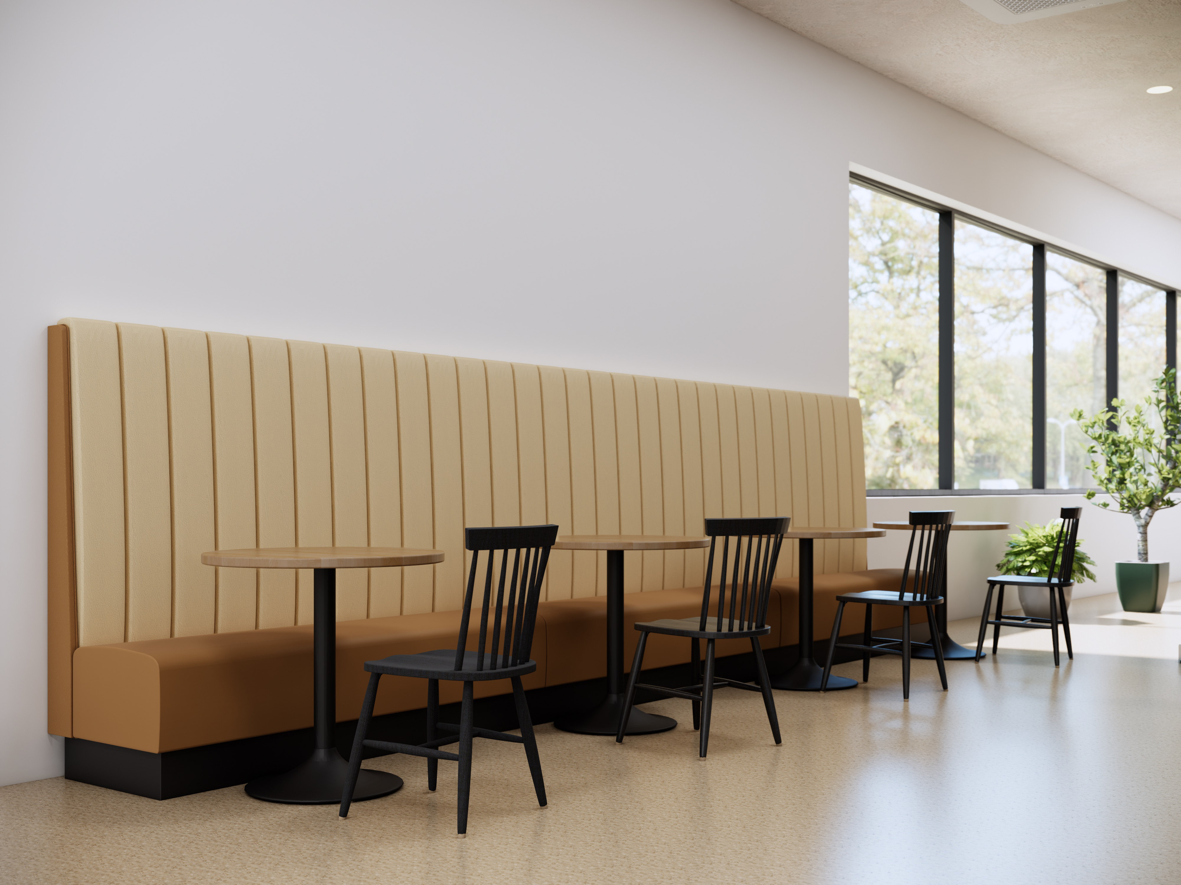 Tall Back Venus with Vertical Channels