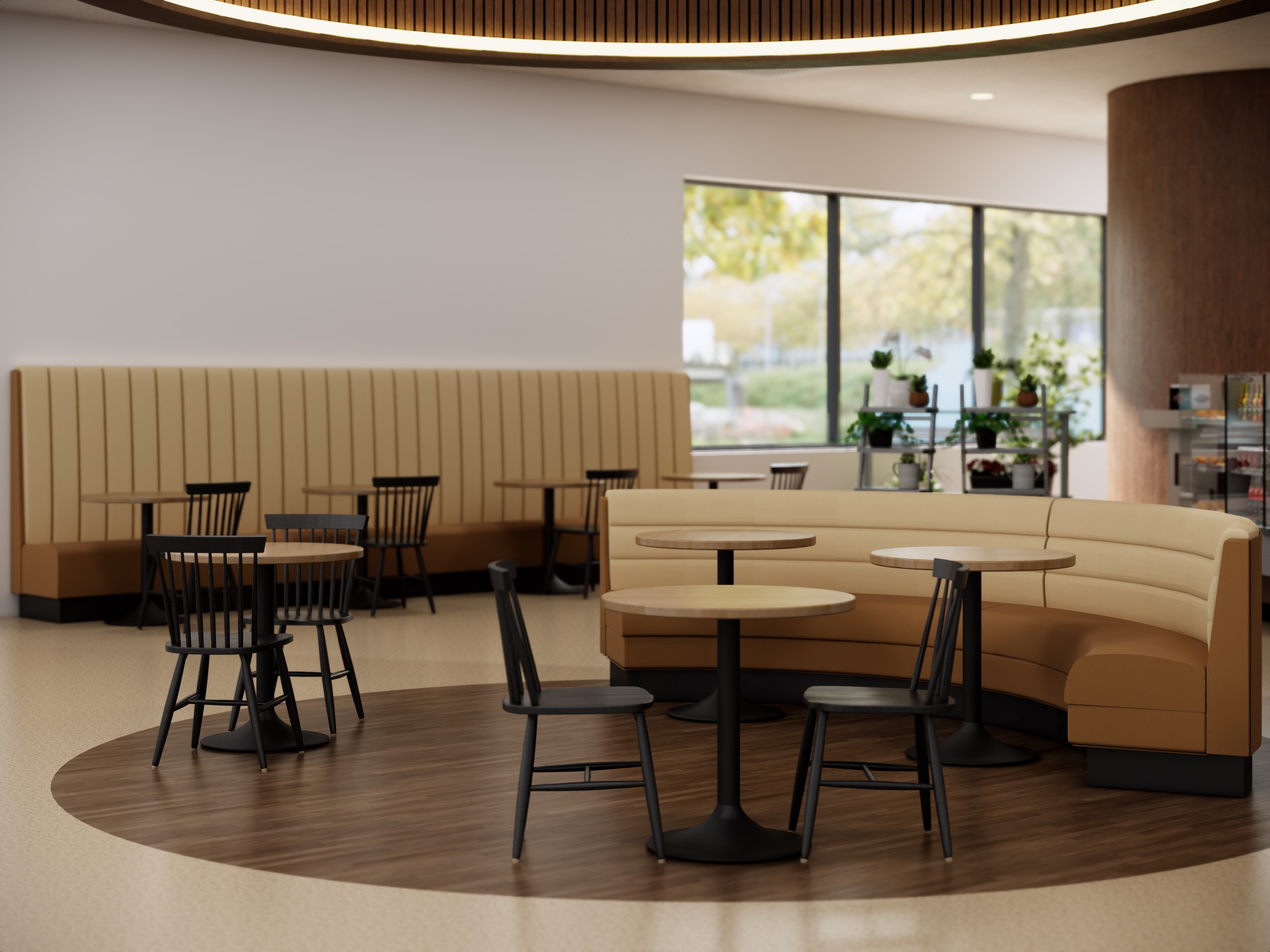 Curved Venus with Horizontal Channels, Tall Back Venus with Vertical Channels