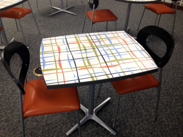 Silvertone Table Base: Hale High School