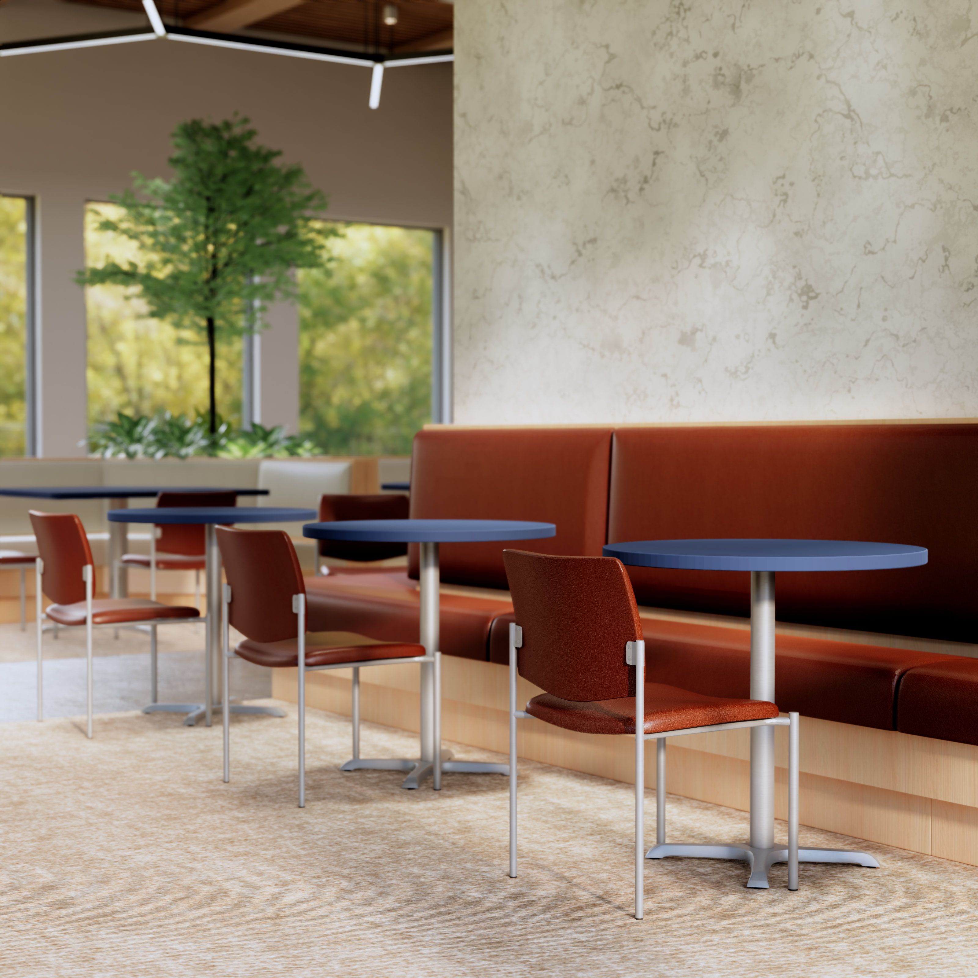 Jupiter Wall Bench - Corner Wrap