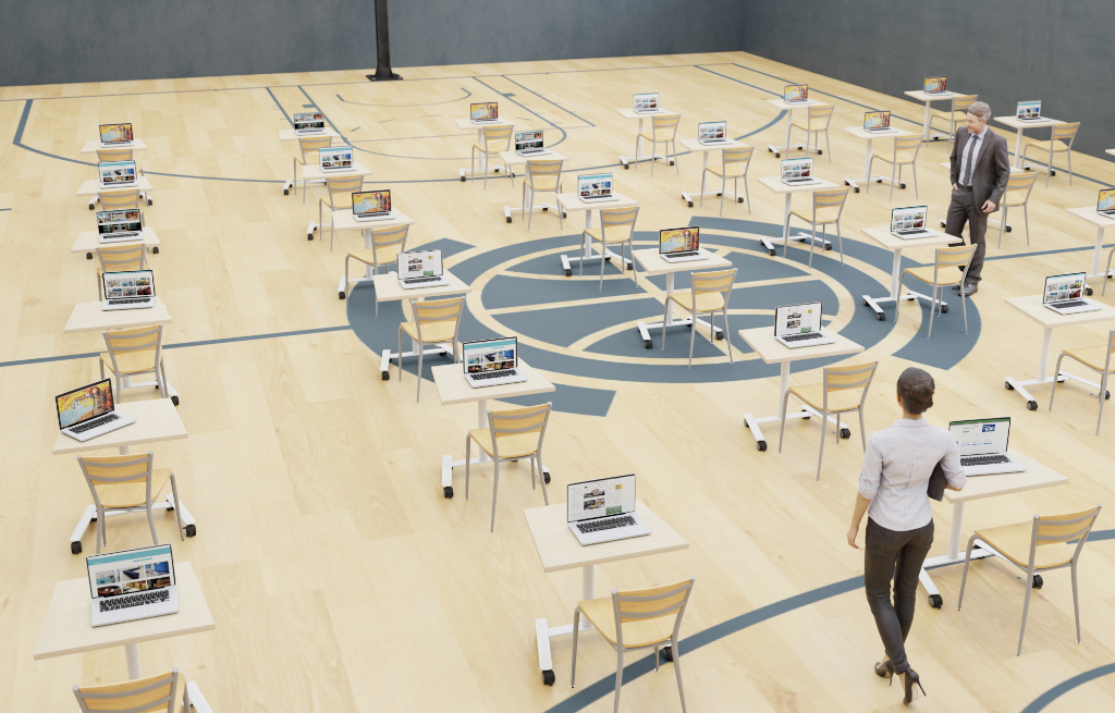 Rethink large spaces for learning and gathering safely