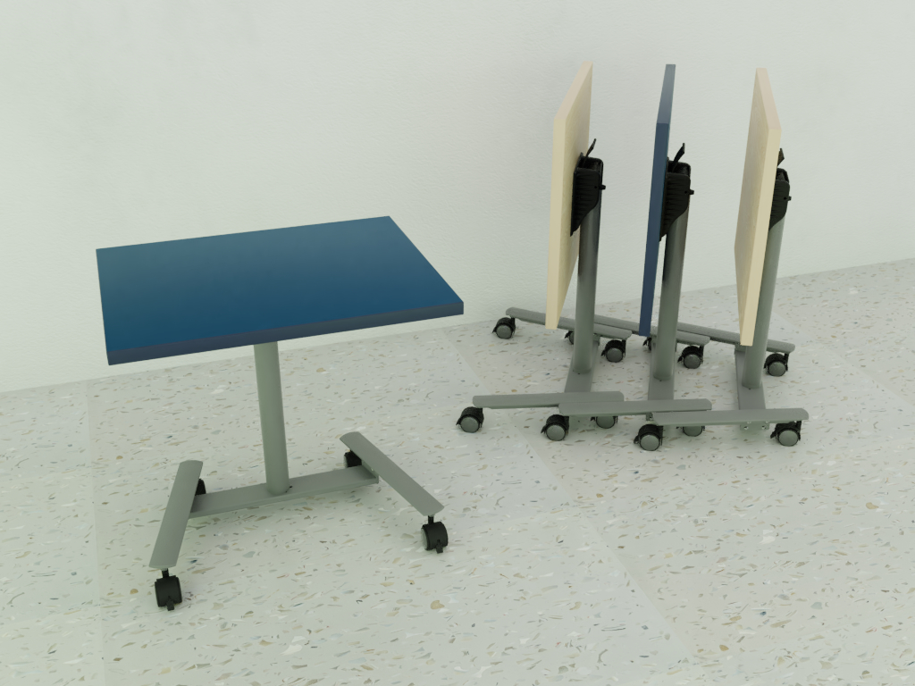 Designed to nest, especially with casters